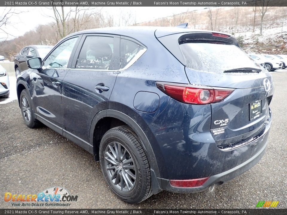 2021 Mazda CX-5 Grand Touring Reserve AWD Machine Gray Metallic / Black Photo #6