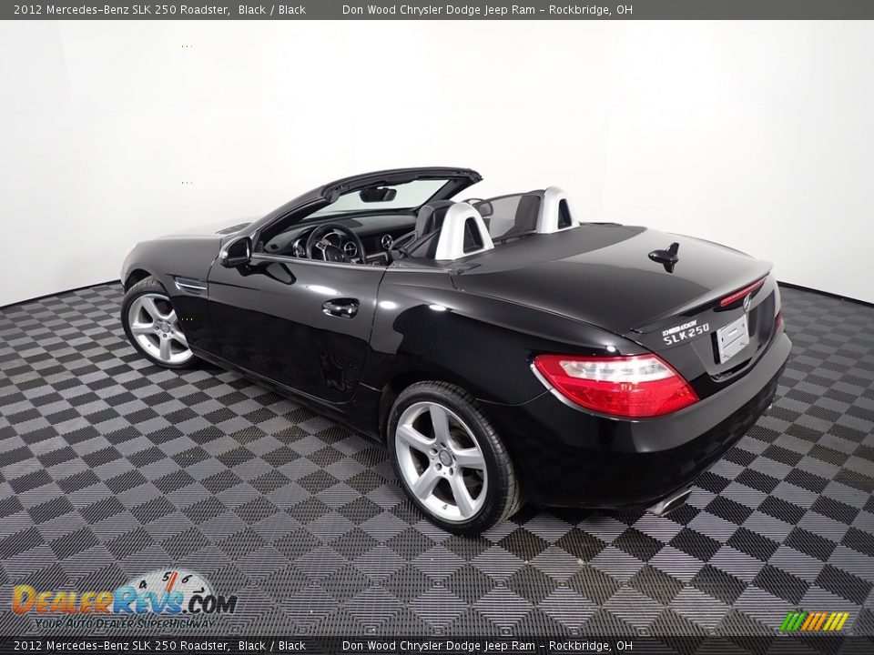 2012 Mercedes-Benz SLK 250 Roadster Black / Black Photo #19