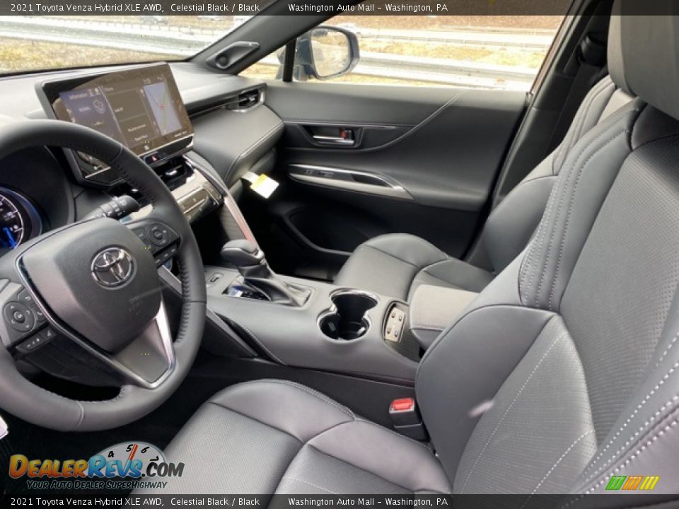 2021 Toyota Venza Hybrid XLE AWD Celestial Black / Black Photo #4