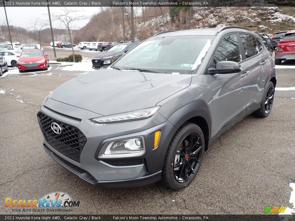 Galactic Gray 2021 Hyundai Kona Night AWD Photo #5