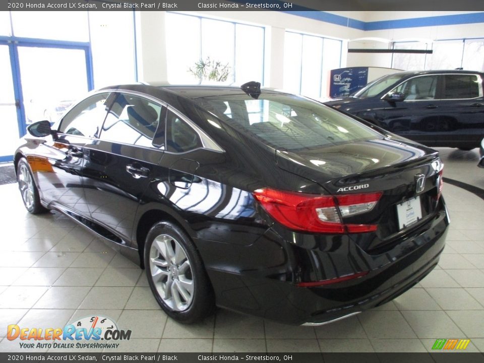 2020 Honda Accord LX Sedan Crystal Black Pearl / Black Photo #9