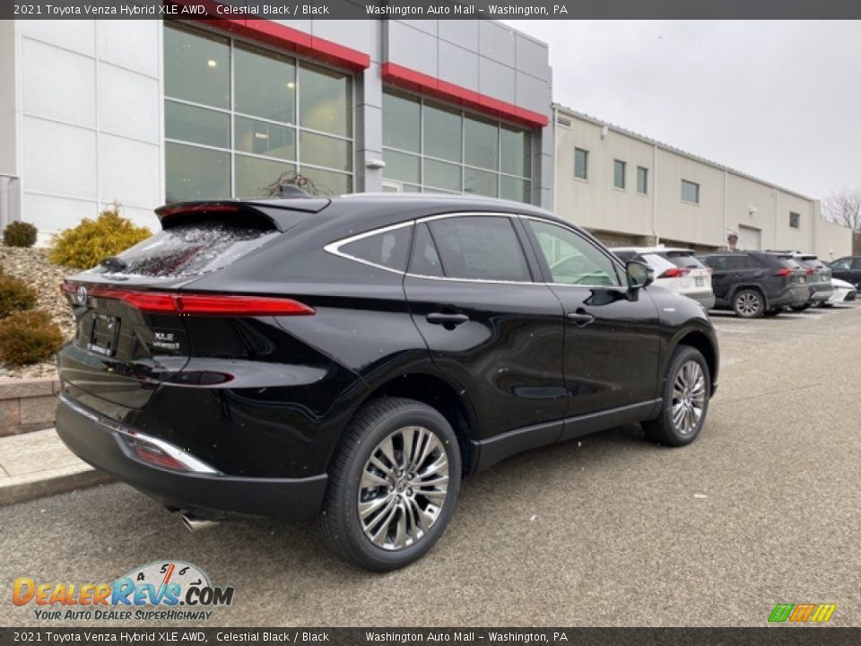 2021 Toyota Venza Hybrid XLE AWD Celestial Black / Black Photo #13