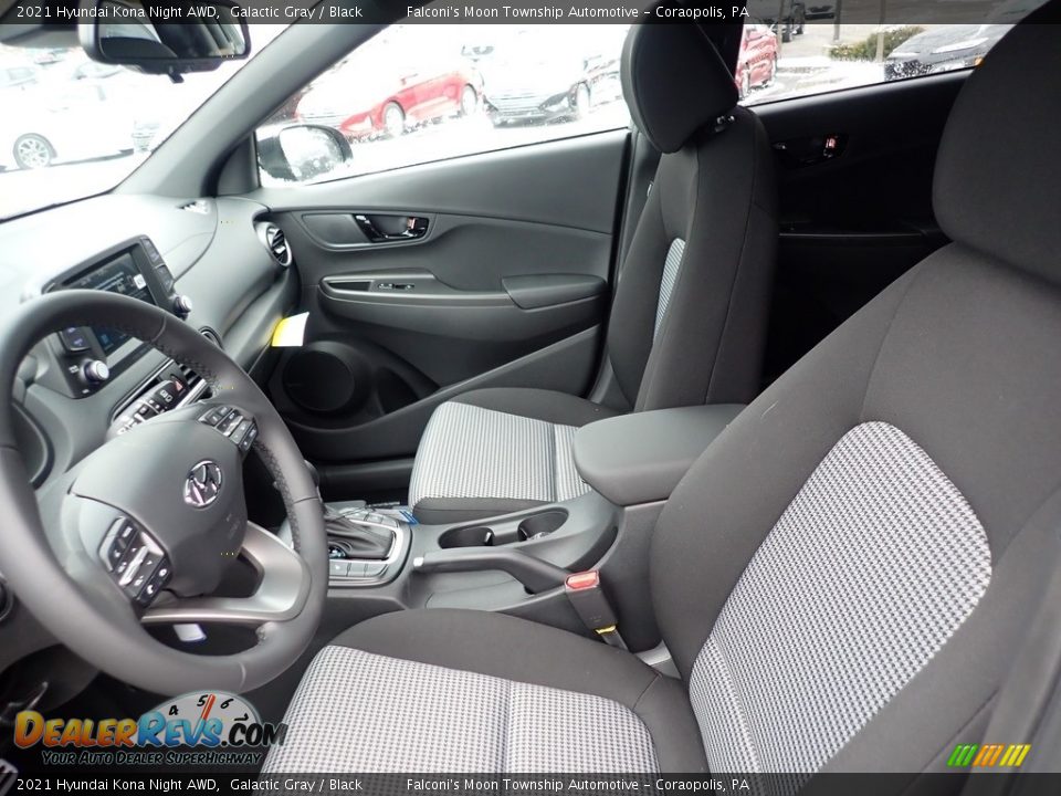 2021 Hyundai Kona Night AWD Galactic Gray / Black Photo #10