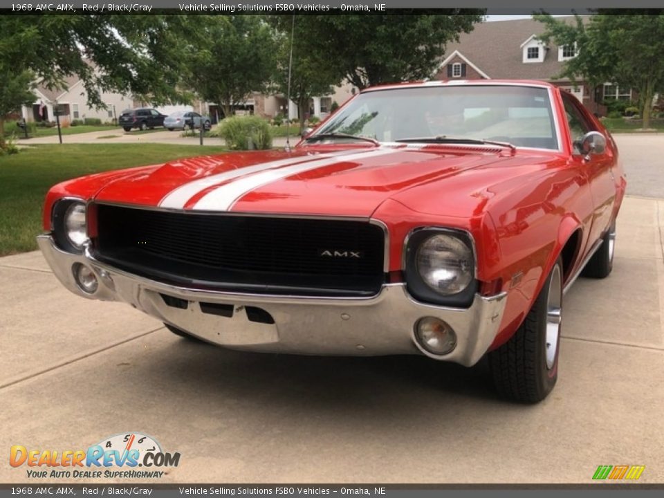 Red 1968 AMC AMX  Photo #5