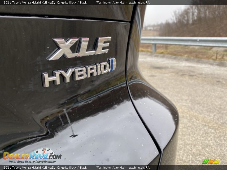 2021 Toyota Venza Hybrid XLE AWD Celestial Black / Black Photo #24