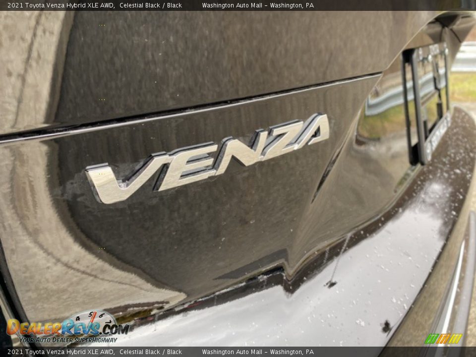 2021 Toyota Venza Hybrid XLE AWD Celestial Black / Black Photo #25