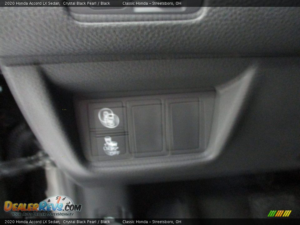 2020 Honda Accord LX Sedan Crystal Black Pearl / Black Photo #28