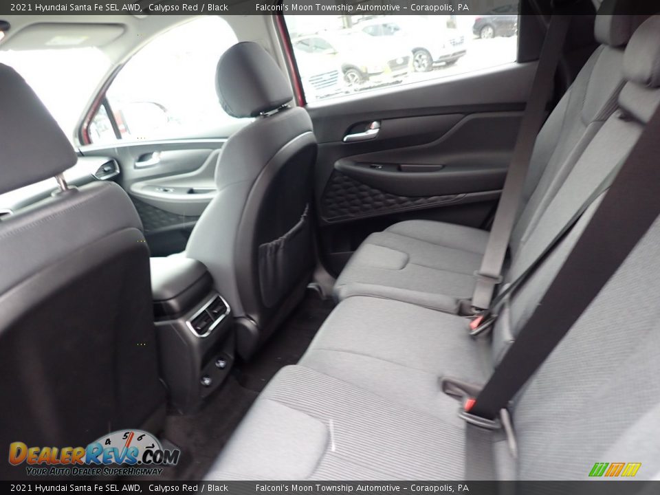 2021 Hyundai Santa Fe SEL AWD Calypso Red / Black Photo #8