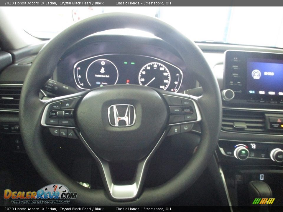 2020 Honda Accord LX Sedan Crystal Black Pearl / Black Photo #29