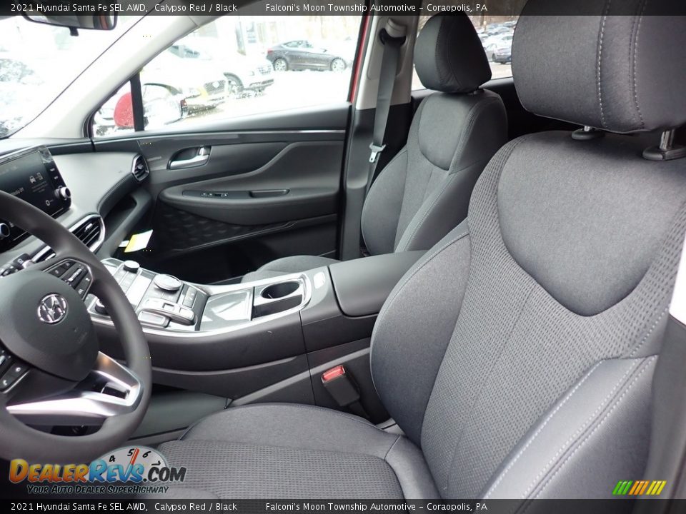 2021 Hyundai Santa Fe SEL AWD Calypso Red / Black Photo #10
