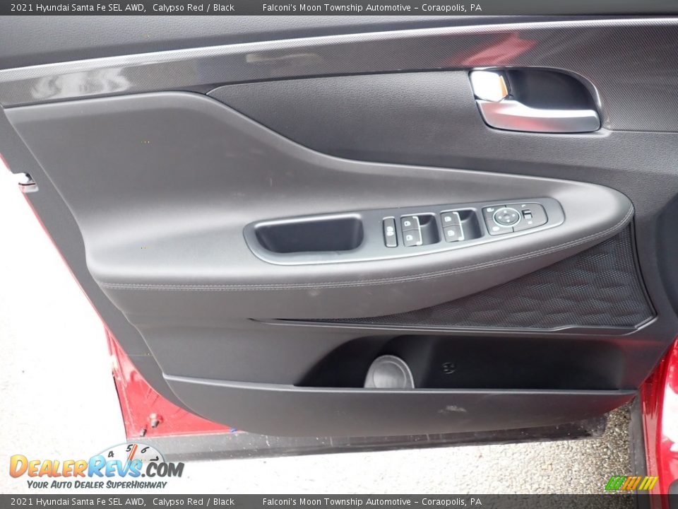 2021 Hyundai Santa Fe SEL AWD Calypso Red / Black Photo #11