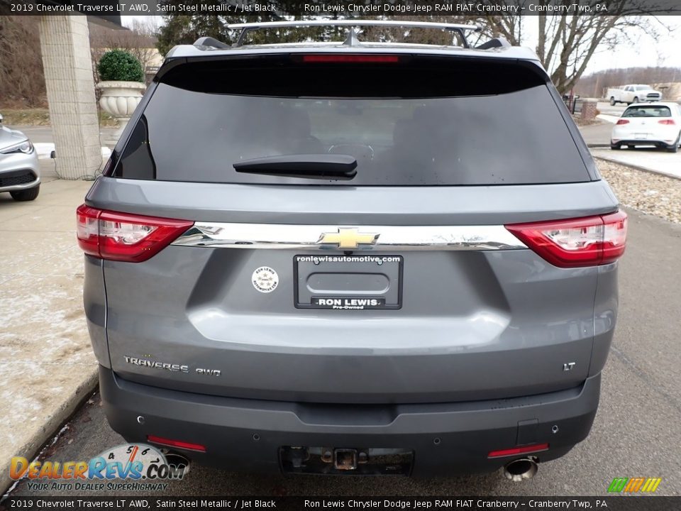 2019 Chevrolet Traverse LT AWD Satin Steel Metallic / Jet Black Photo #3