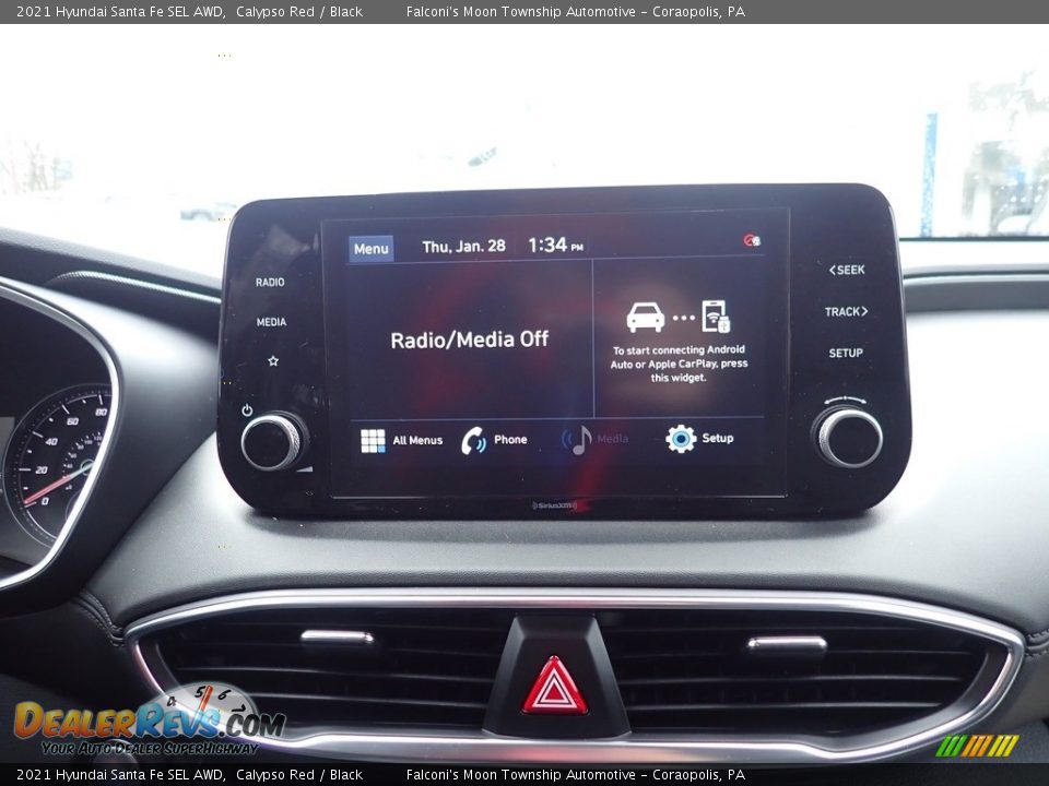 2021 Hyundai Santa Fe SEL AWD Calypso Red / Black Photo #13