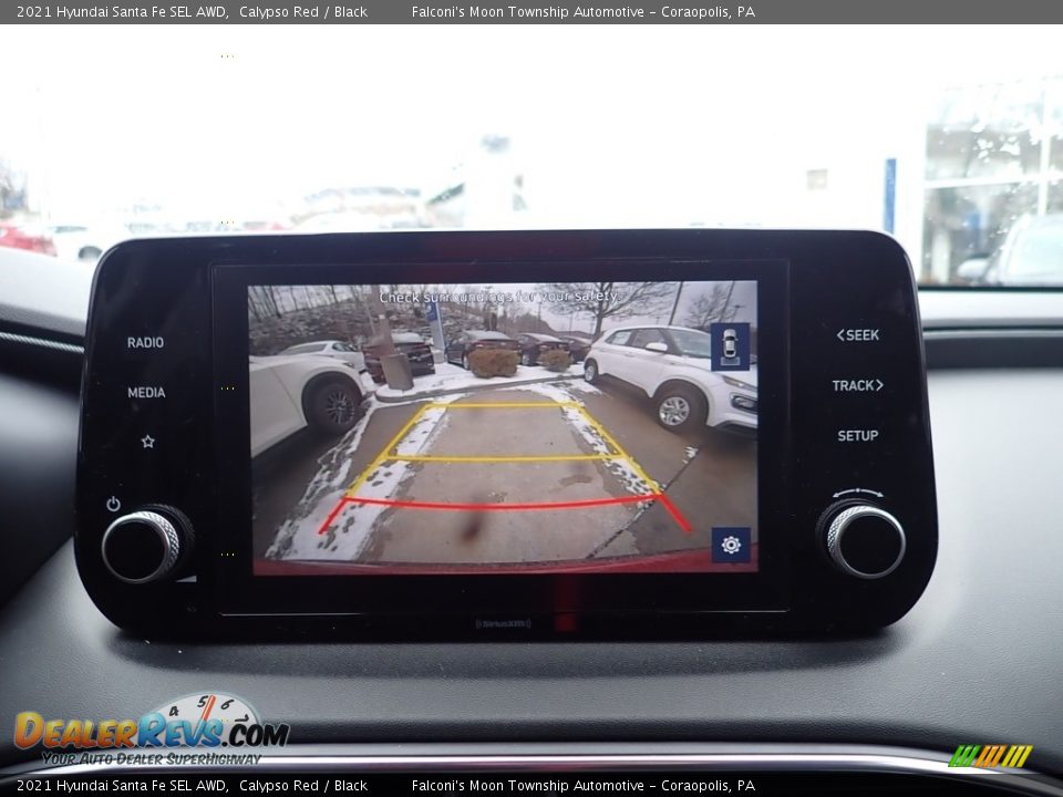 2021 Hyundai Santa Fe SEL AWD Calypso Red / Black Photo #14