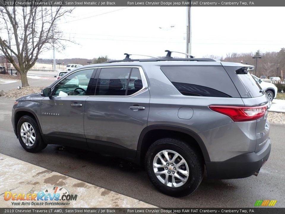 2019 Chevrolet Traverse LT AWD Satin Steel Metallic / Jet Black Photo #5