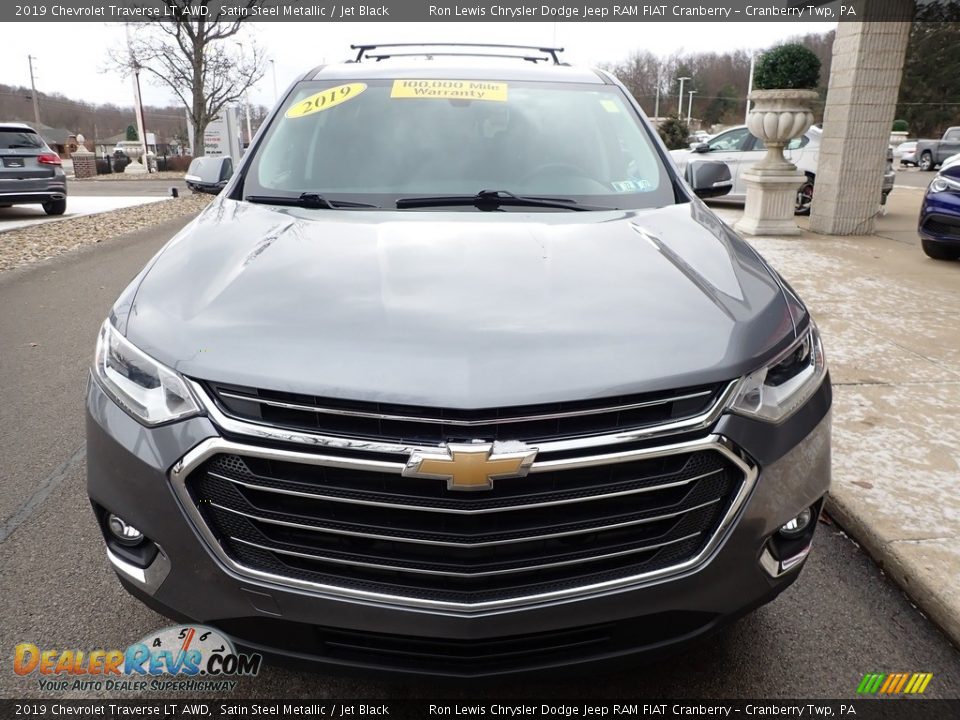 2019 Chevrolet Traverse LT AWD Satin Steel Metallic / Jet Black Photo #8