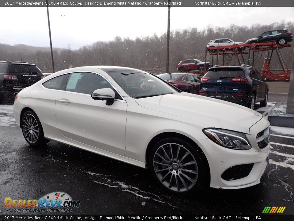 Front 3/4 View of 2017 Mercedes-Benz C 300 4Matic Coupe Photo #4