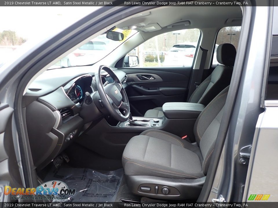 2019 Chevrolet Traverse LT AWD Satin Steel Metallic / Jet Black Photo #12