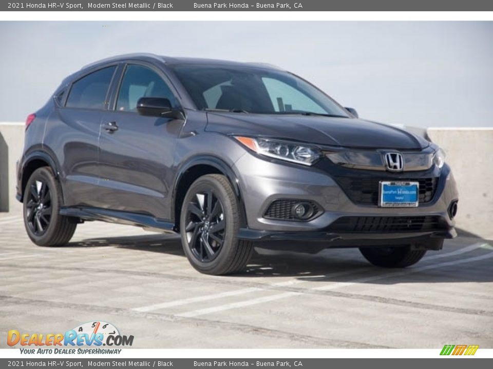 2021 Honda HR-V Sport Modern Steel Metallic / Black Photo #1