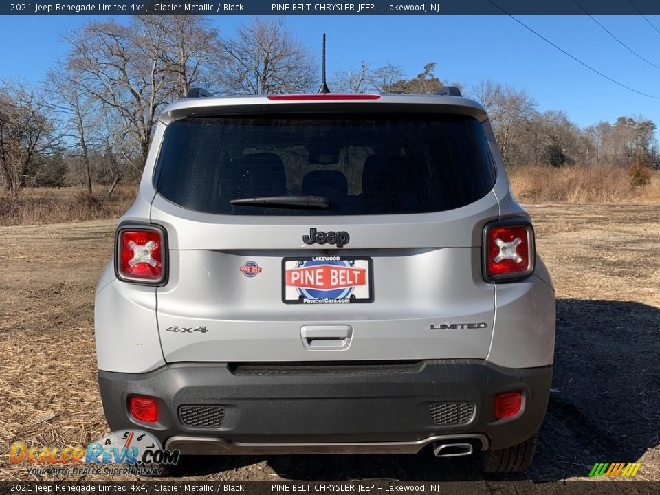 2021 Jeep Renegade Limited 4x4 Glacier Metallic / Black Photo #7