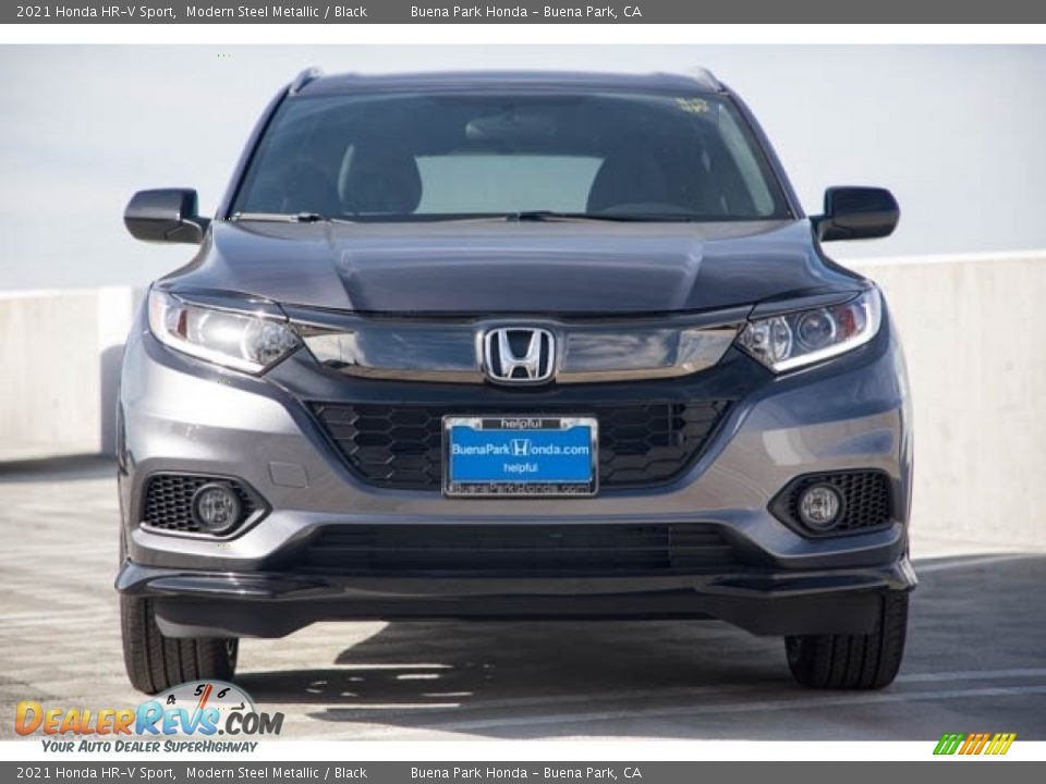 2021 Honda HR-V Sport Modern Steel Metallic / Black Photo #3