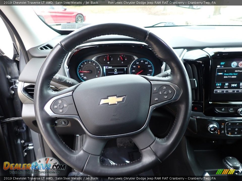 2019 Chevrolet Traverse LT AWD Satin Steel Metallic / Jet Black Photo #17