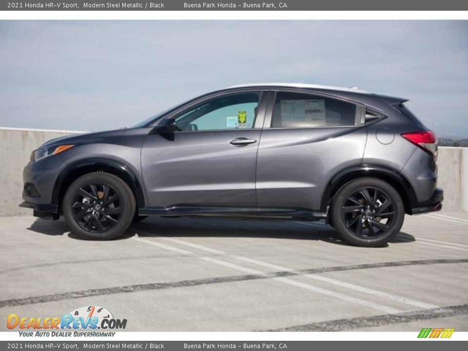 2021 Honda HR-V Sport Modern Steel Metallic / Black Photo #4