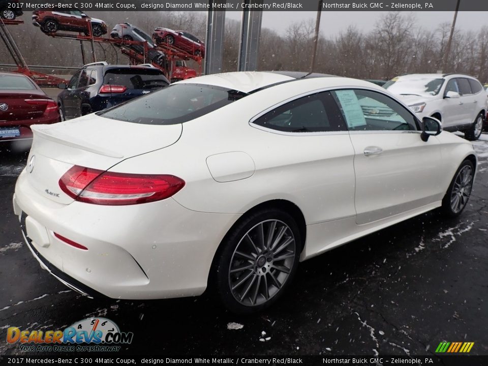 designo Diamond White Metallic 2017 Mercedes-Benz C 300 4Matic Coupe Photo #10