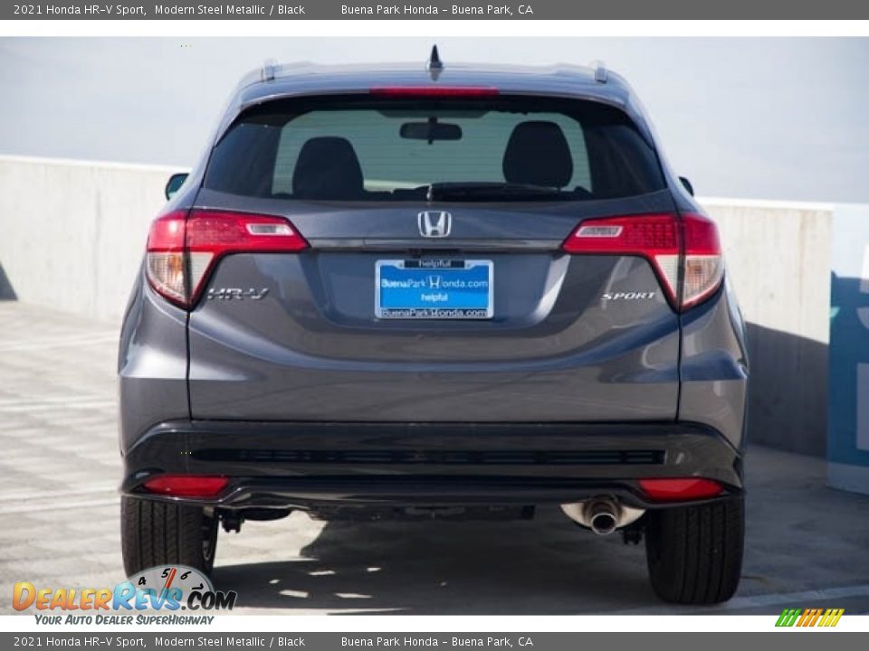 2021 Honda HR-V Sport Modern Steel Metallic / Black Photo #5