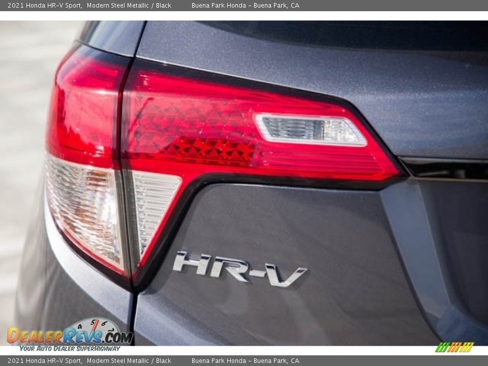 2021 Honda HR-V Sport Modern Steel Metallic / Black Photo #6