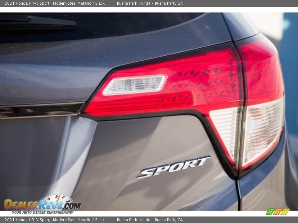 2021 Honda HR-V Sport Modern Steel Metallic / Black Photo #7