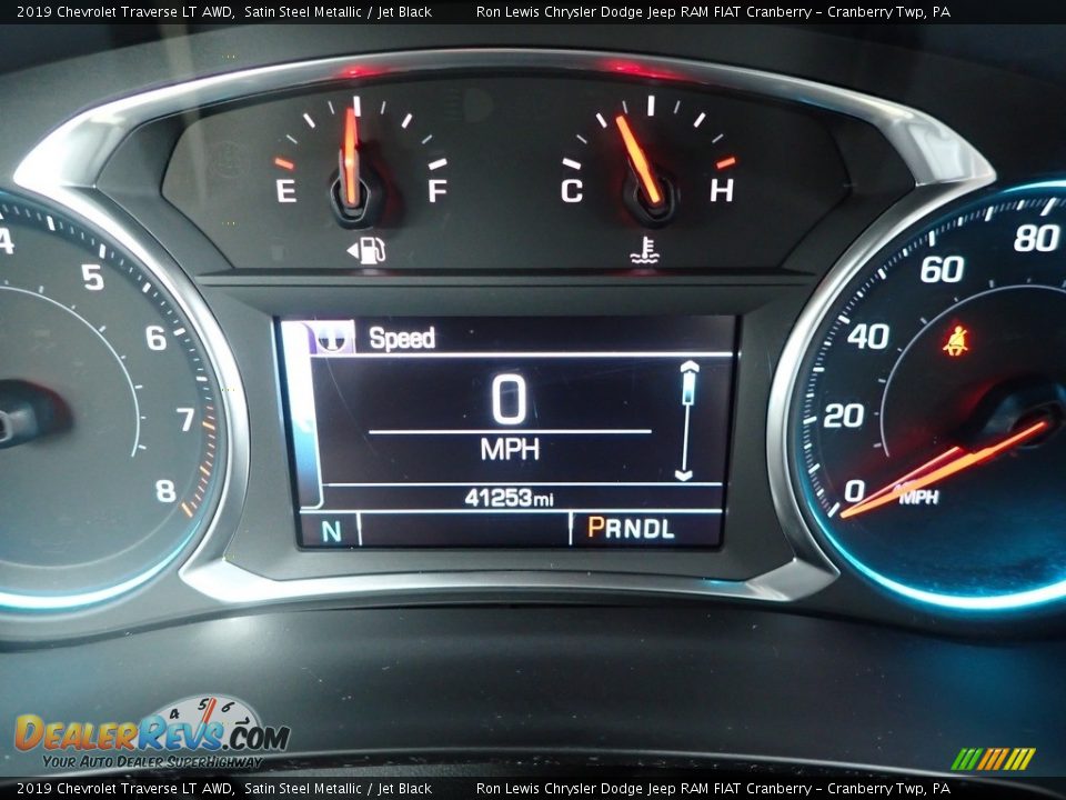 2019 Chevrolet Traverse LT AWD Satin Steel Metallic / Jet Black Photo #20