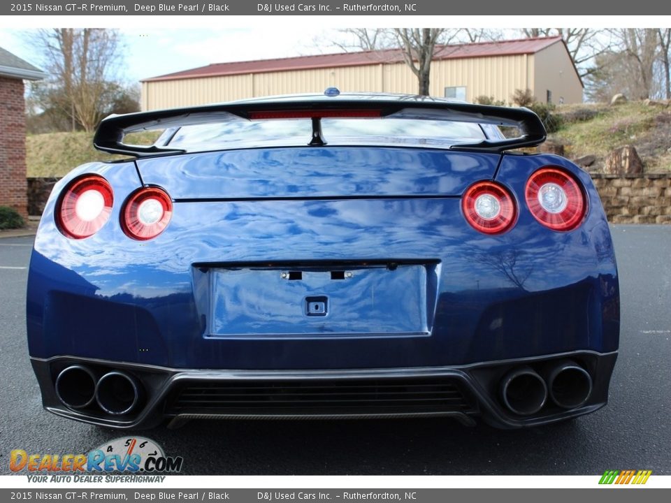 2015 Nissan GT-R Premium Deep Blue Pearl / Black Photo #5