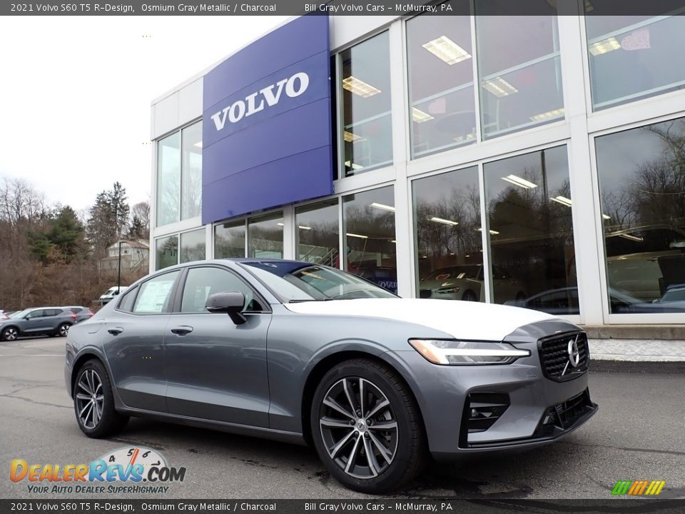 Front 3/4 View of 2021 Volvo S60 T5 R-Design Photo #1