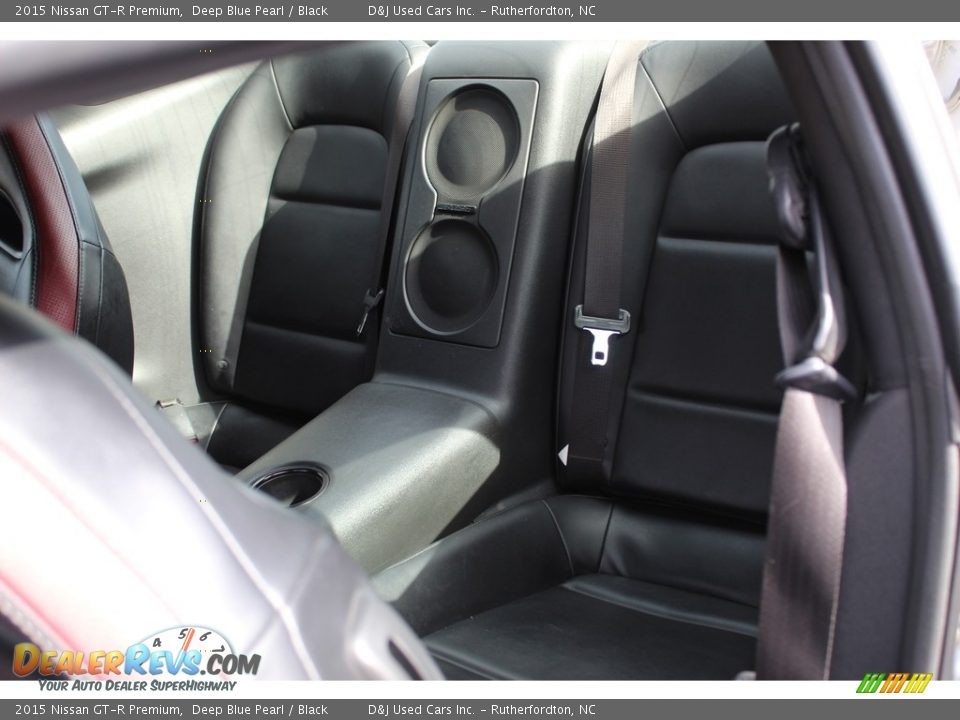 Rear Seat of 2015 Nissan GT-R Premium Photo #21