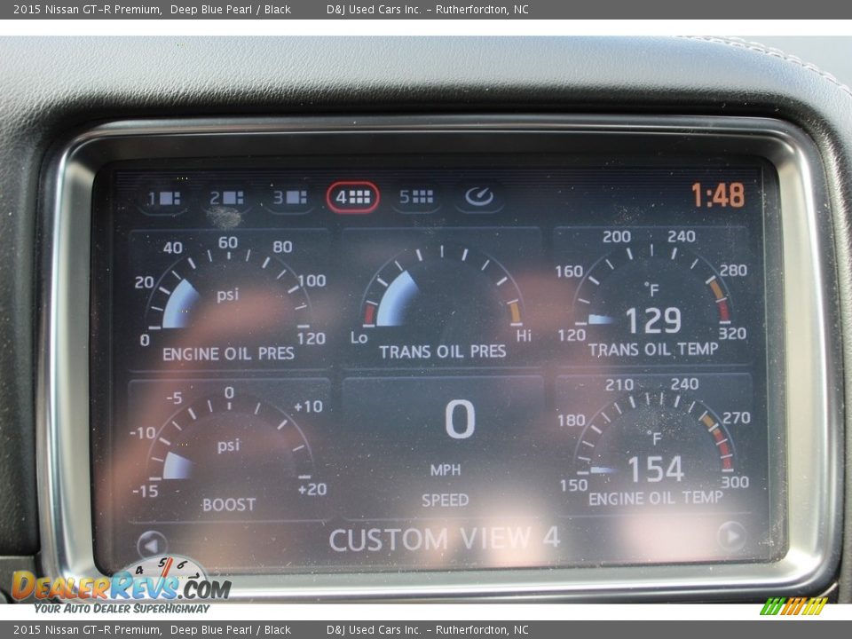 2015 Nissan GT-R Premium Gauges Photo #27