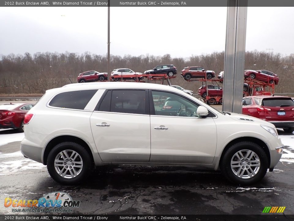 White Diamond Tricoat 2012 Buick Enclave AWD Photo #5