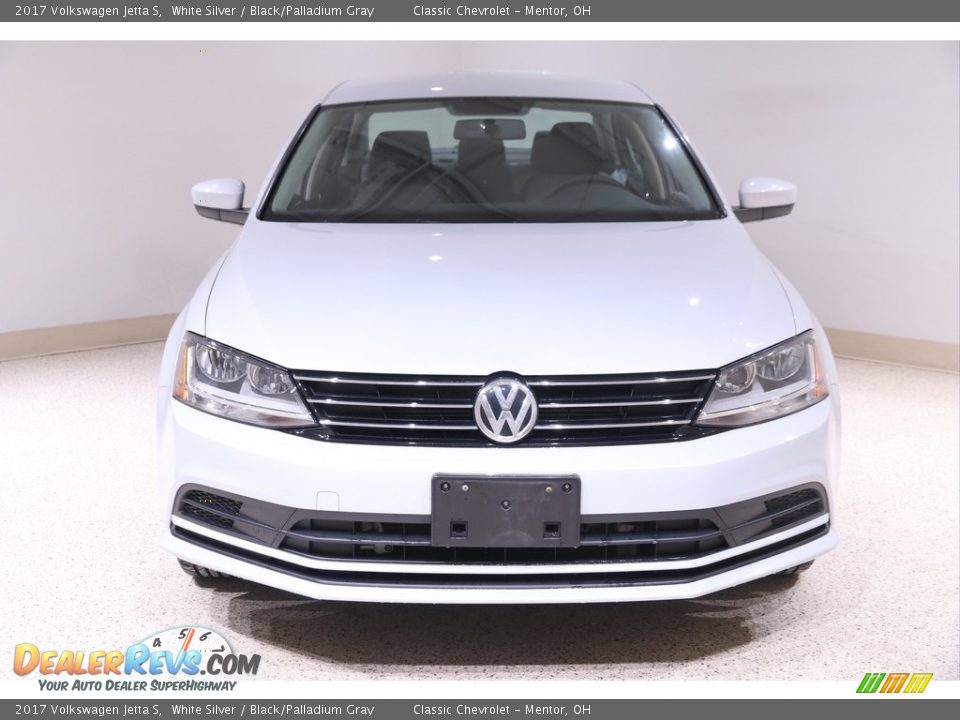 2017 Volkswagen Jetta S White Silver / Black/Palladium Gray Photo #2