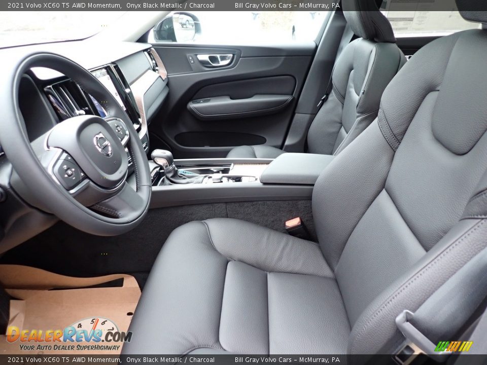 Front Seat of 2021 Volvo XC60 T5 AWD Momentum Photo #7