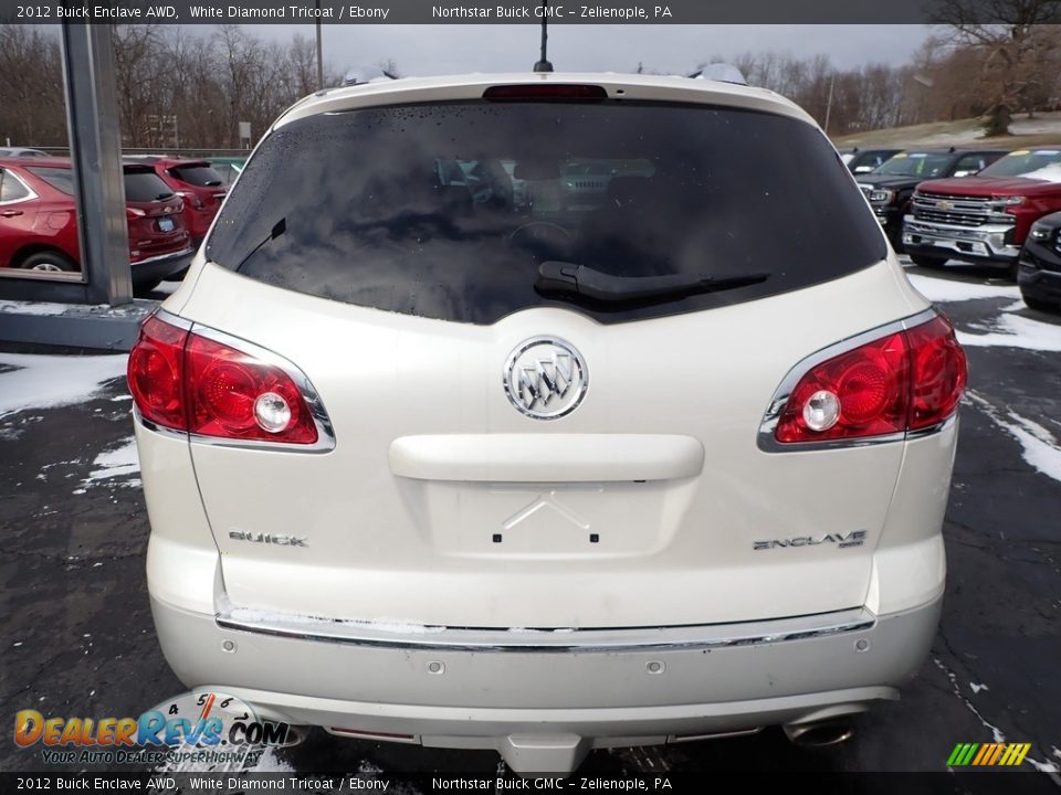 2012 Buick Enclave AWD White Diamond Tricoat / Ebony Photo #10