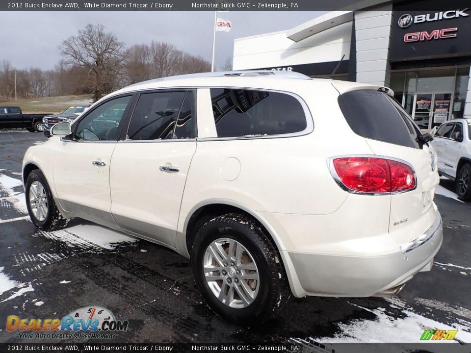 2012 Buick Enclave AWD White Diamond Tricoat / Ebony Photo #13