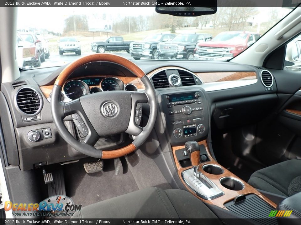 Ebony Interior - 2012 Buick Enclave AWD Photo #20