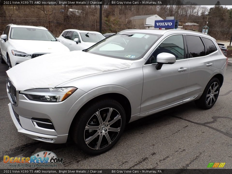 Bright Silver Metallic 2021 Volvo XC60 T5 AWD Inscription Photo #5