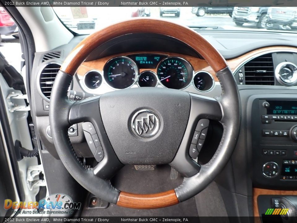 2012 Buick Enclave AWD Steering Wheel Photo #23