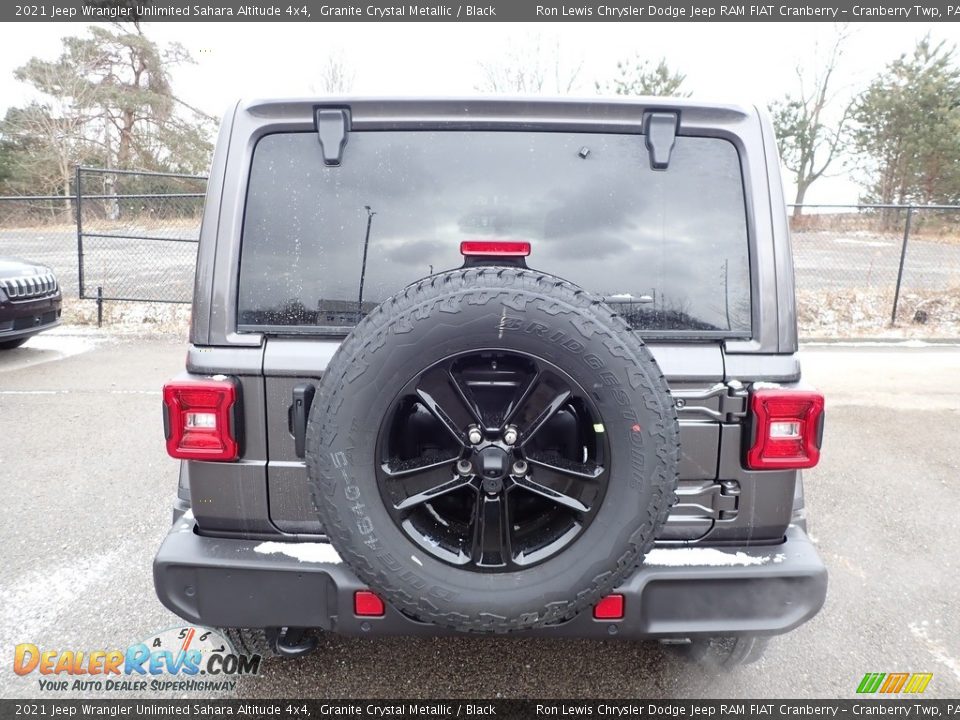 2021 Jeep Wrangler Unlimited Sahara Altitude 4x4 Granite Crystal Metallic / Black Photo #6