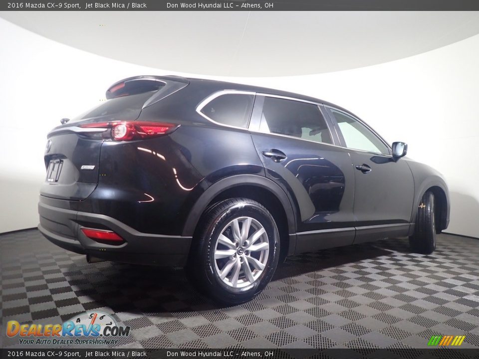 2016 Mazda CX-9 Sport Jet Black Mica / Black Photo #17