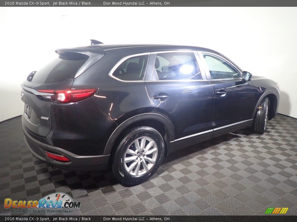 2016 Mazda CX-9 Sport Jet Black Mica / Black Photo #18