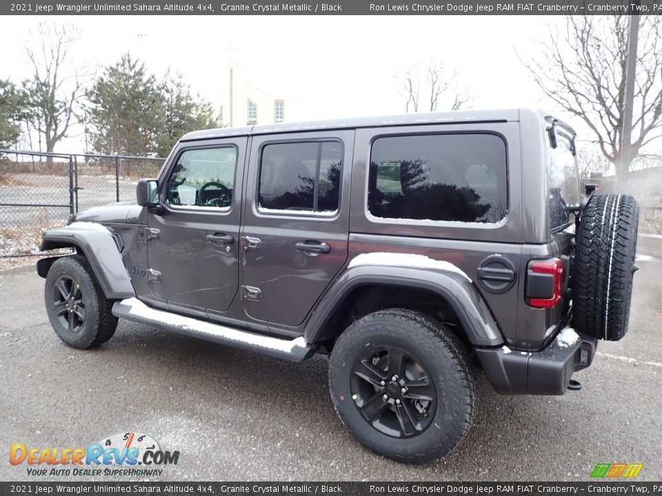 2021 Jeep Wrangler Unlimited Sahara Altitude 4x4 Granite Crystal Metallic / Black Photo #8