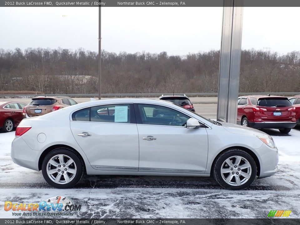 2012 Buick LaCrosse FWD Quicksilver Metallic / Ebony Photo #5