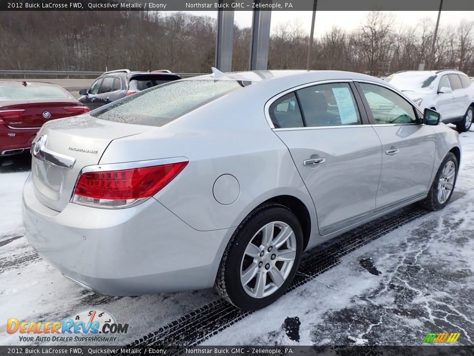 2012 Buick LaCrosse FWD Quicksilver Metallic / Ebony Photo #9